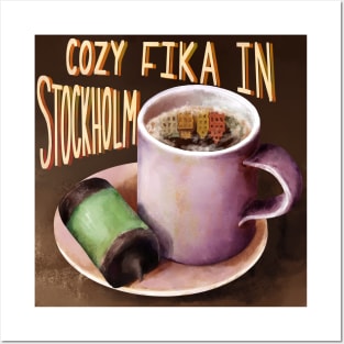 Fika in Stockholm Posters and Art